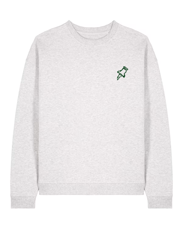 ADVENTURE CREWNECK STONE GREY