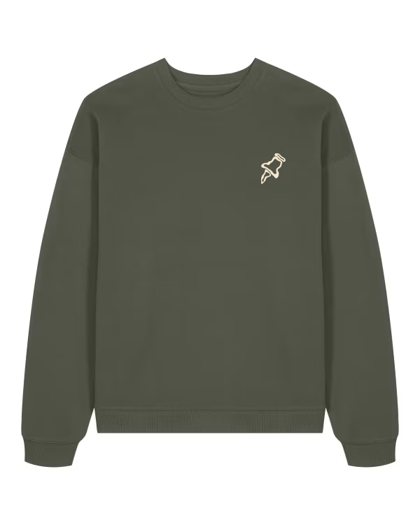 ADVENTURE CREWNECK OLIVE GREEN