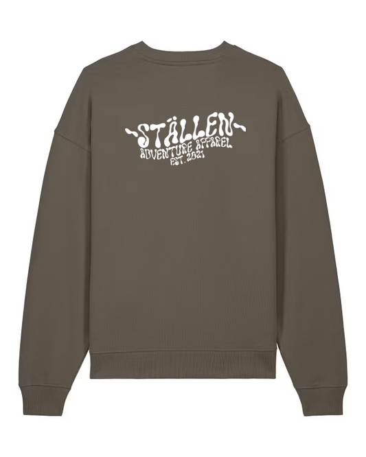 ADVENTURE CREWNECK BARK BROWN