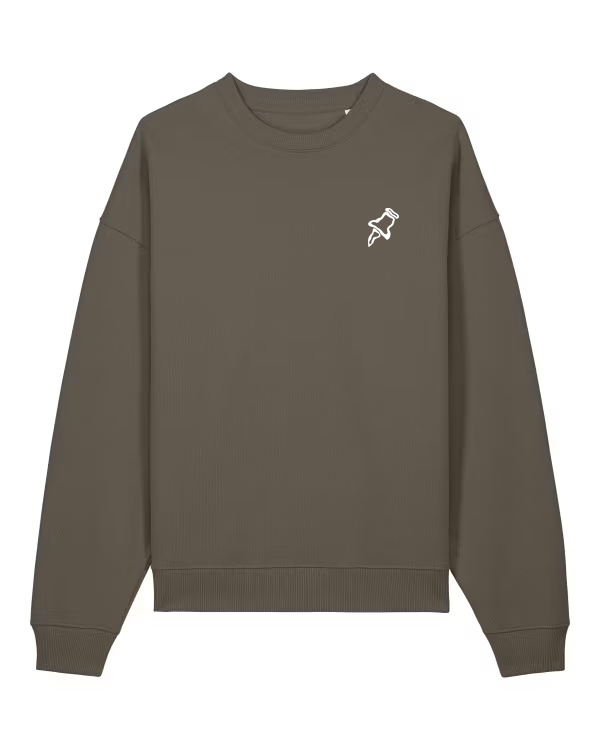 ADVENTURE CREWNECK BARK BROWN
